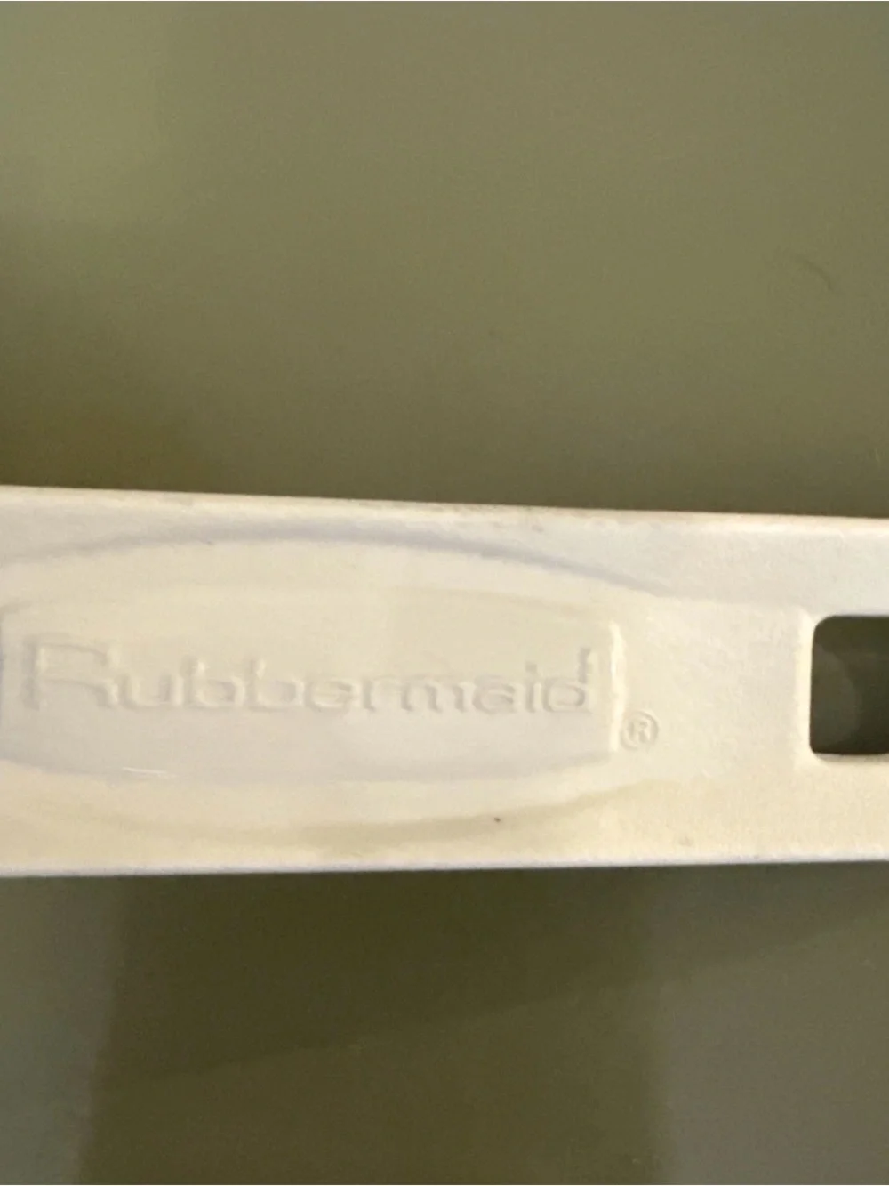Vintage Rubbermaid Off White Ladle 1975 Nylon Plastic Heavy Duty Double Spout